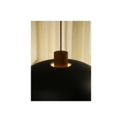 DFTP by Nordlux Aurelio Pendellampa Metall och Trä Svart | 420mm - Passande för E27
