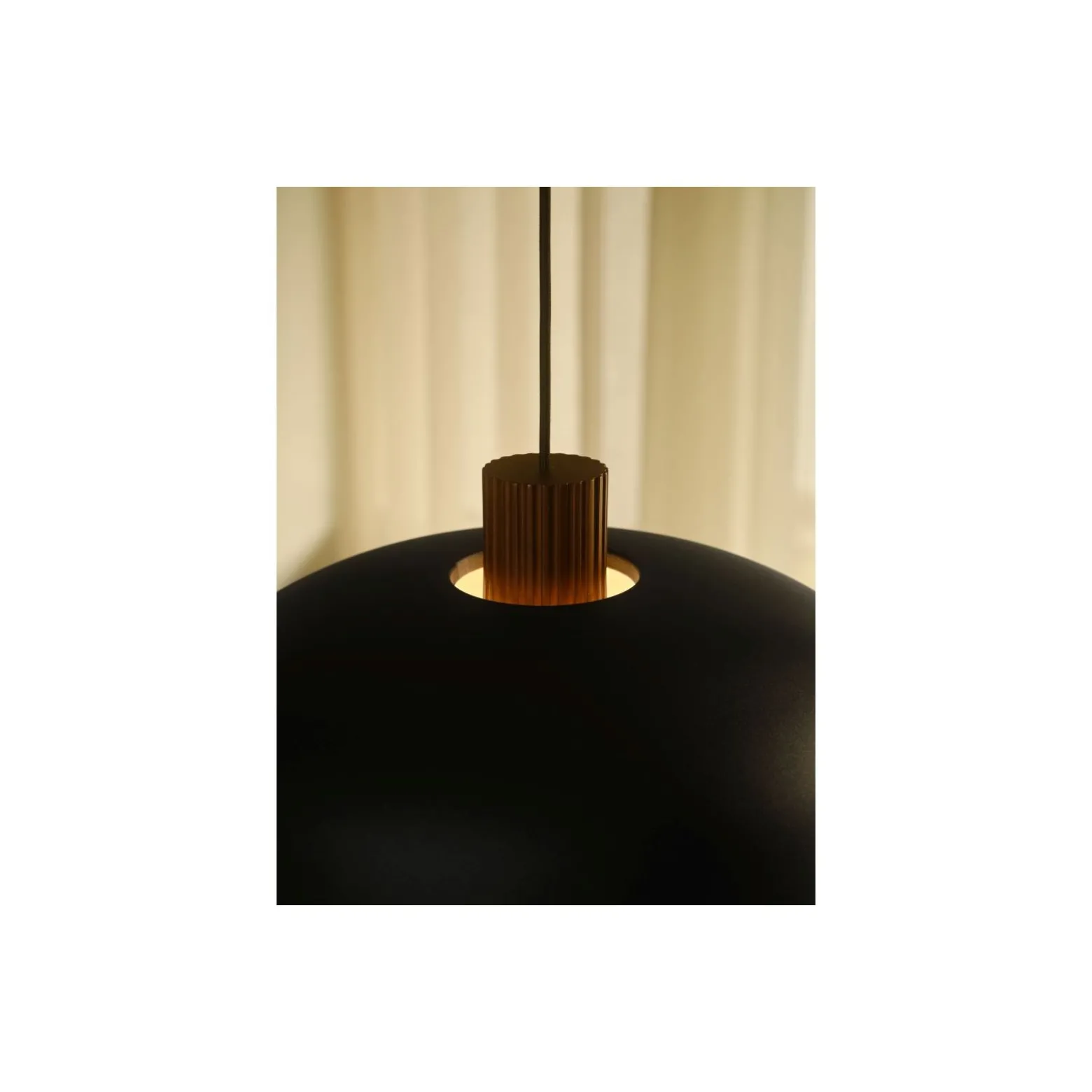 DFTP by Nordlux Aurelio Pendellampa Metall och Trä Svart | 420mm - Passande för E27