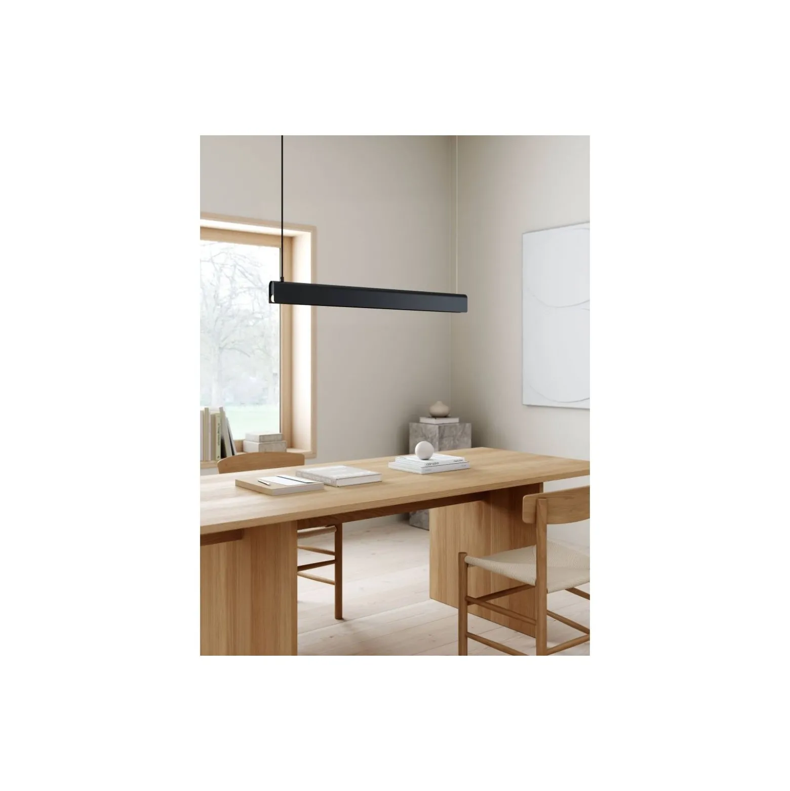 DFTP by Nordlux Beau 100 Pendellampa Metall Svart 15W 1500lm - 827 Extra Varm Vit | Dimbar