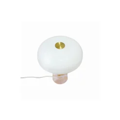 DFTP by Nordlux Bordslampa Glossy Marmor och Glas Rosa | 220mm - Passande för 1x E14