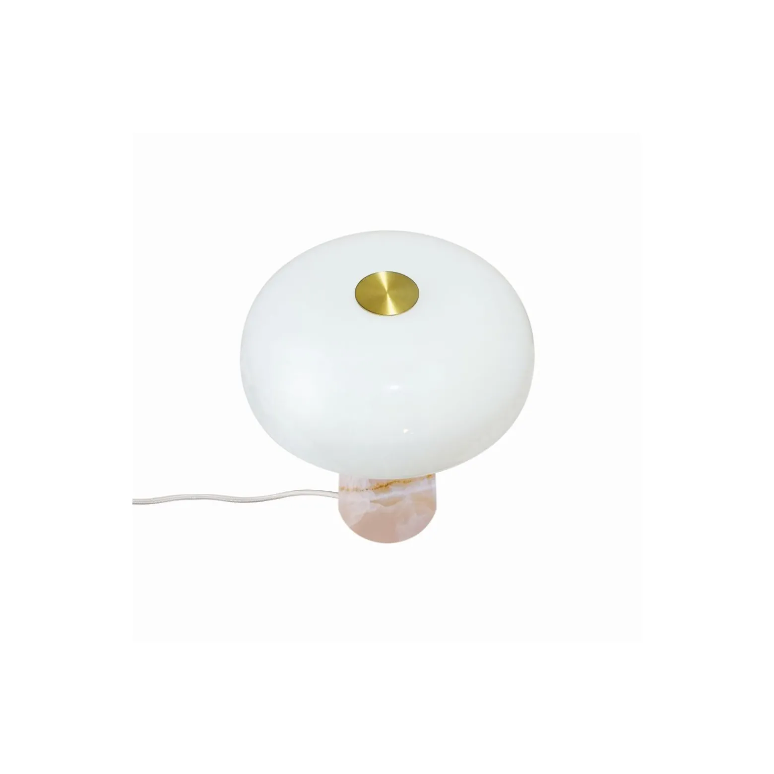 DFTP by Nordlux Bordslampa Glossy Marmor och Glas Rosa | 220mm - Passande för 1x E14