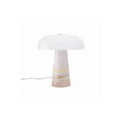 DFTP by Nordlux Bordslampa Glossy Marmor och Glas Rosa | 220mm - Passande för 1x E14