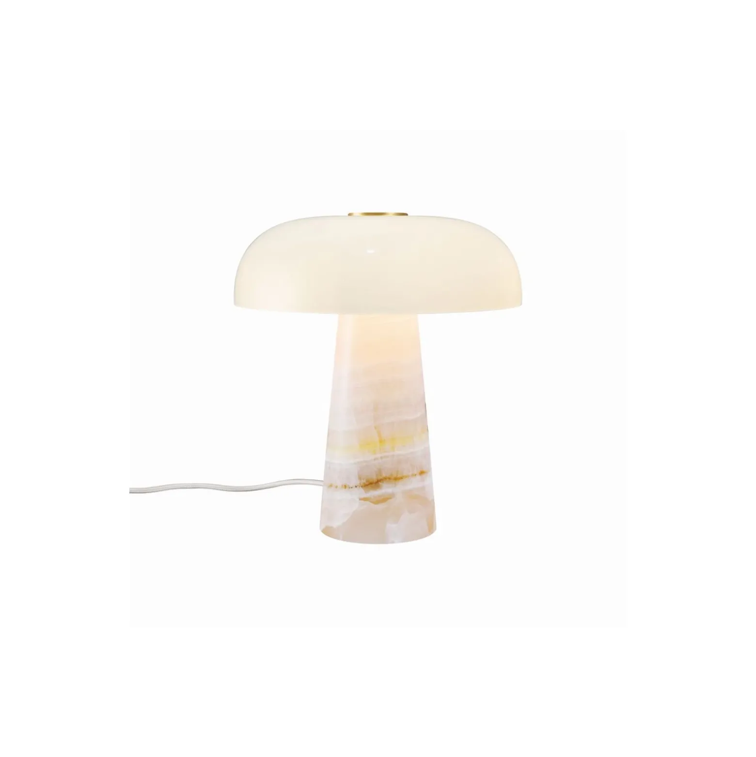 DFTP by Nordlux Bordslampa Glossy Marmor och Glas Rosa | 220mm - Passande för 1x E14