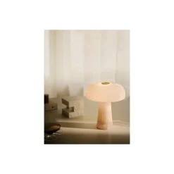 DFTP by Nordlux Bordslampa Glossy Marmor och Glas Rosa | 220mm - Passande för 1x E14