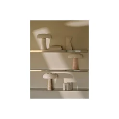 DFTP by Nordlux Bordslampa Glossy Marmor och Glas Beige | 220mm - Passande för 1x E14