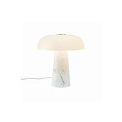 DFTP by Nordlux Bordslampa Glossy Marmor och Glas Vit | 220mm - Passande för 1x E14
