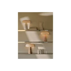 DFTP by Nordlux Bordslampa Glossy Marmor och Glas Vit | 220mm - Passande för 1x E14