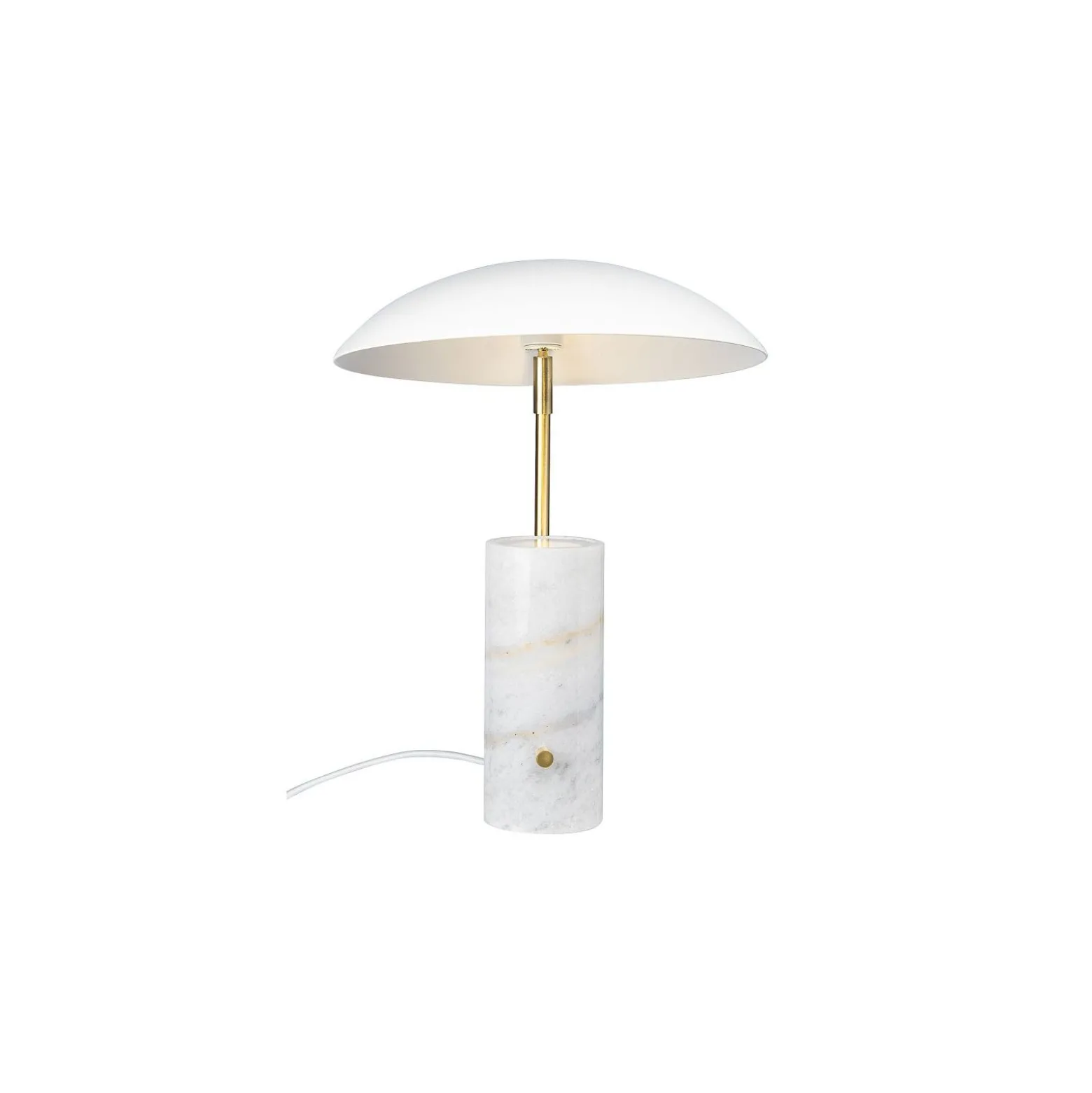 DFTP by Nordlux Bordslampa Mademoiselles Marmor och Metall Vit | Passande för 1x GU10