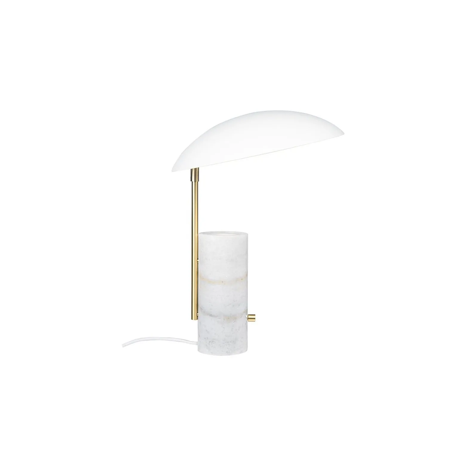 DFTP by Nordlux Bordslampa Mademoiselles Marmor och Metall Vit | Passande för 1x GU10