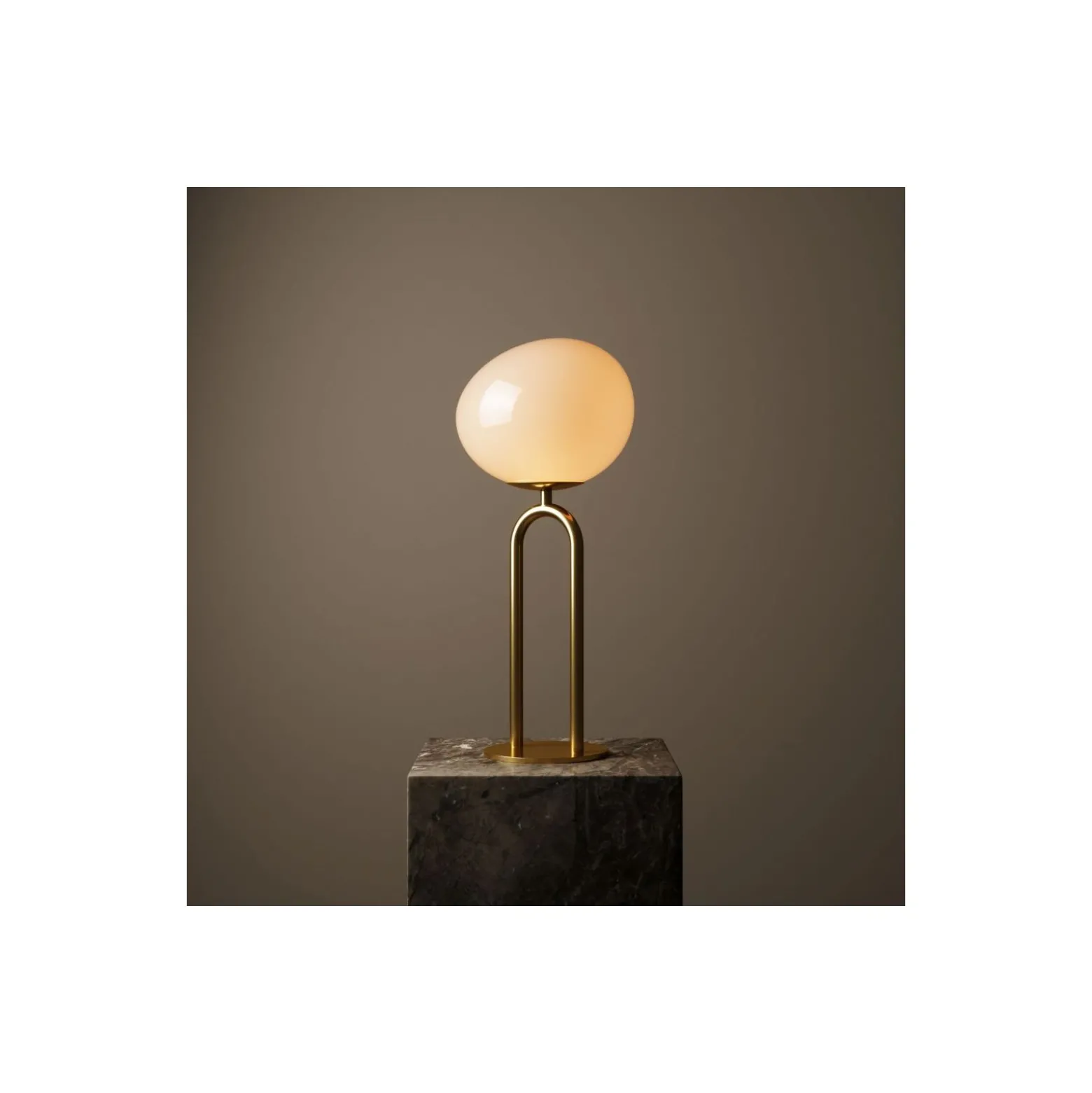 DFTP by Nordlux Bordslampa Shapes Glas och Metall Mässing | Passande för 1x E27
