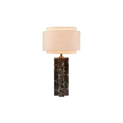 DFTP by Nordlux Bordslampa Takai Marmor och Textil Beige | Passande för 1x E27