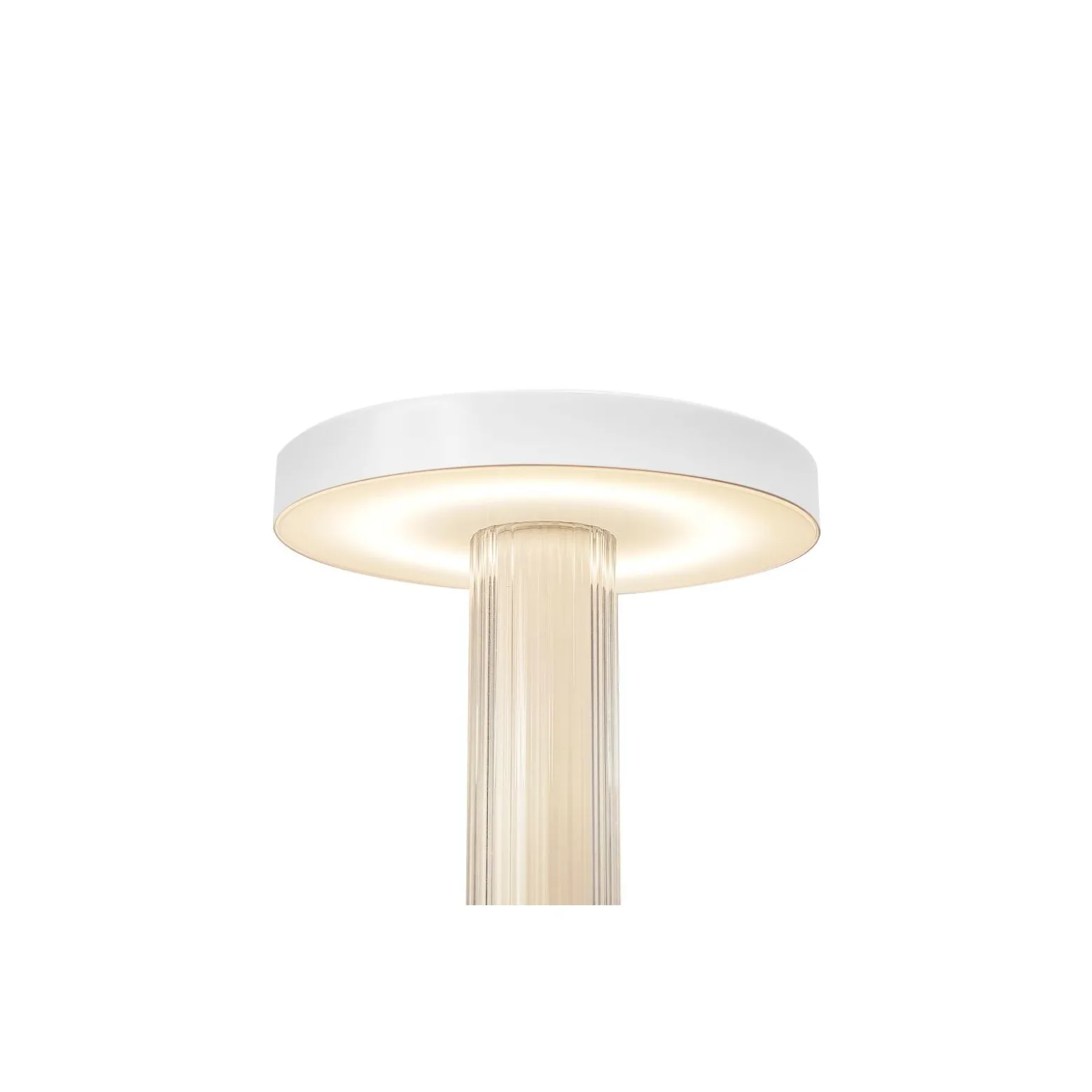DFTP by Nordlux Bordslampa Trezzi Metall och Glas Vit 5W 225lm - 930 Varm Vit | Bästa Färgåtergivning - 3-Stegs Dimbar
