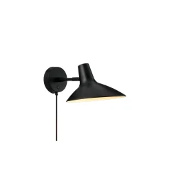DFTP by Nordlux Darci Short Vägglampa Metall Svart | Passande för E14