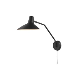 DFTP by Nordlux Darci Vägglampa Metall Svart | Passande för E14