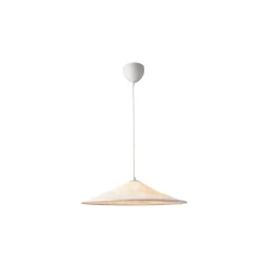 DFTP by Nordlux Hill 55 Pendellampa Textil och Metall Vit | 550mm - Passande för 3x E14