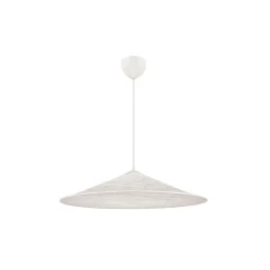 DFTP by Nordlux Hill 85 Pendellampa Textil och Metall Vit | Passande för 3x E27