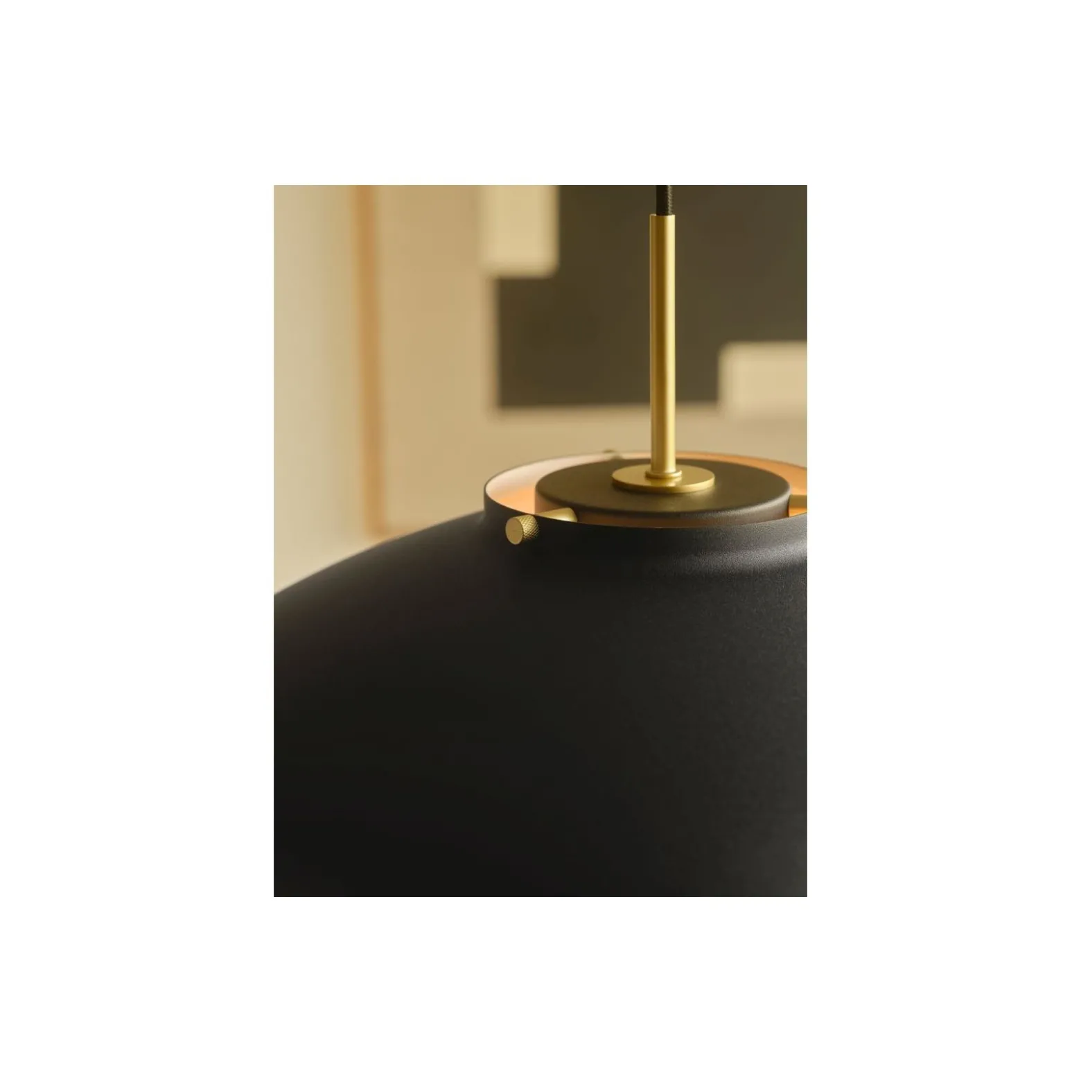 DFTP by Nordlux Latif Pendellampa Metall och Glas Svart | 400mm - Passande för E14