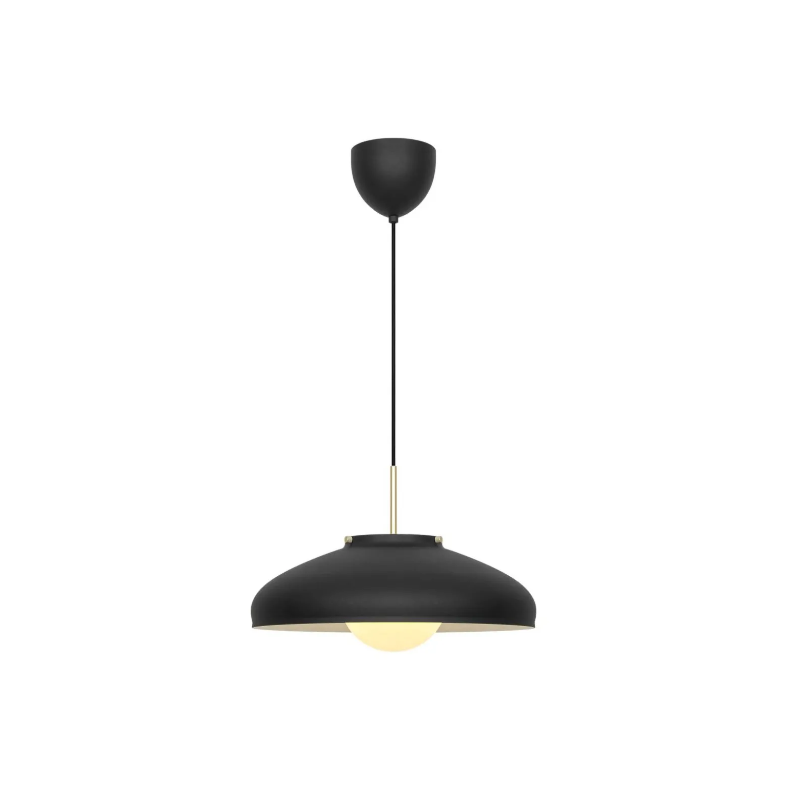DFTP by Nordlux Latif Pendellampa Metall och Glas Svart | 400mm - Passande för E14