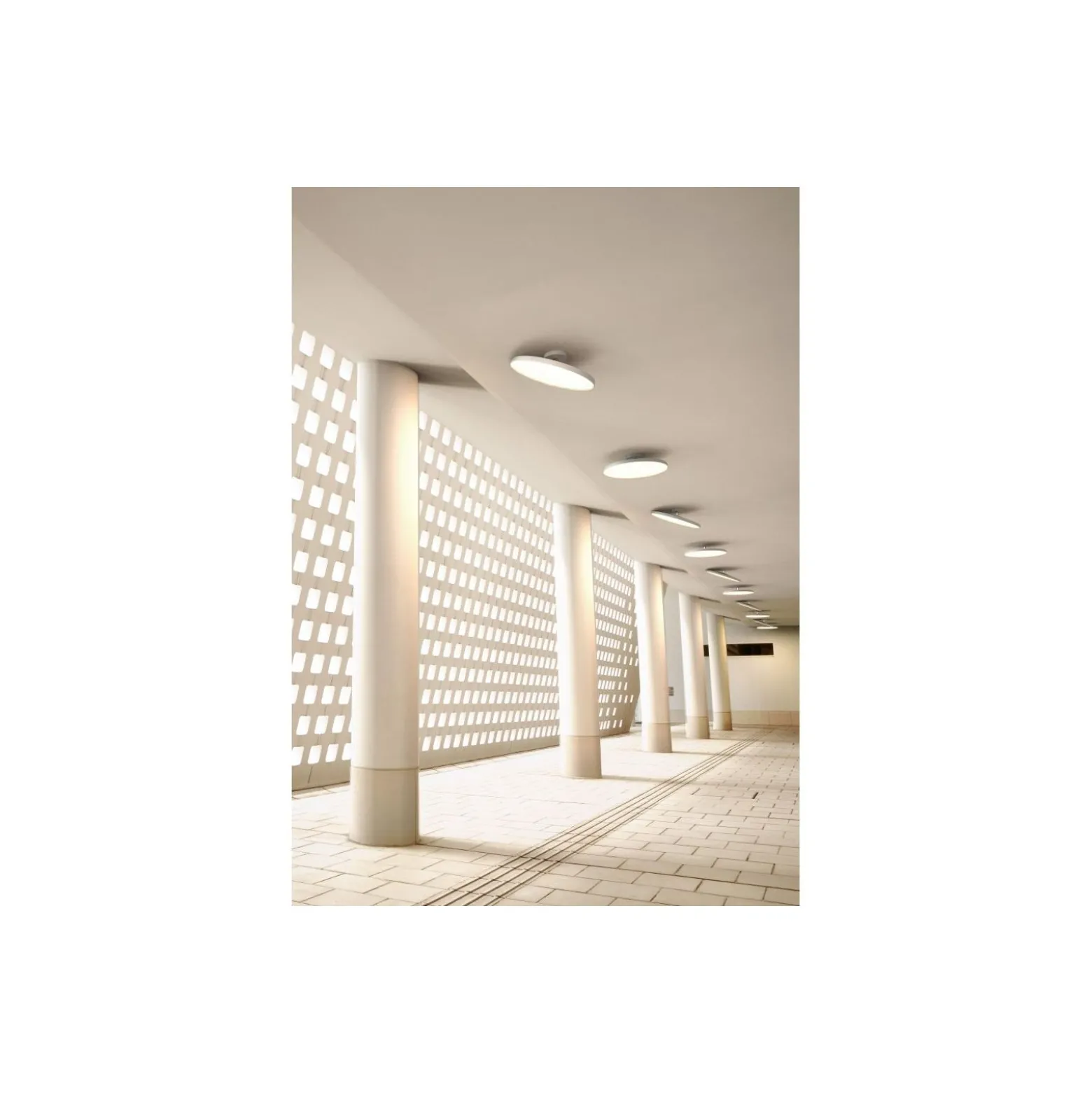 DFTP by Nordlux LED Pendellampa Kaito Metall Vit 24W 1840lm - 830 Varm Vit | Dimbar