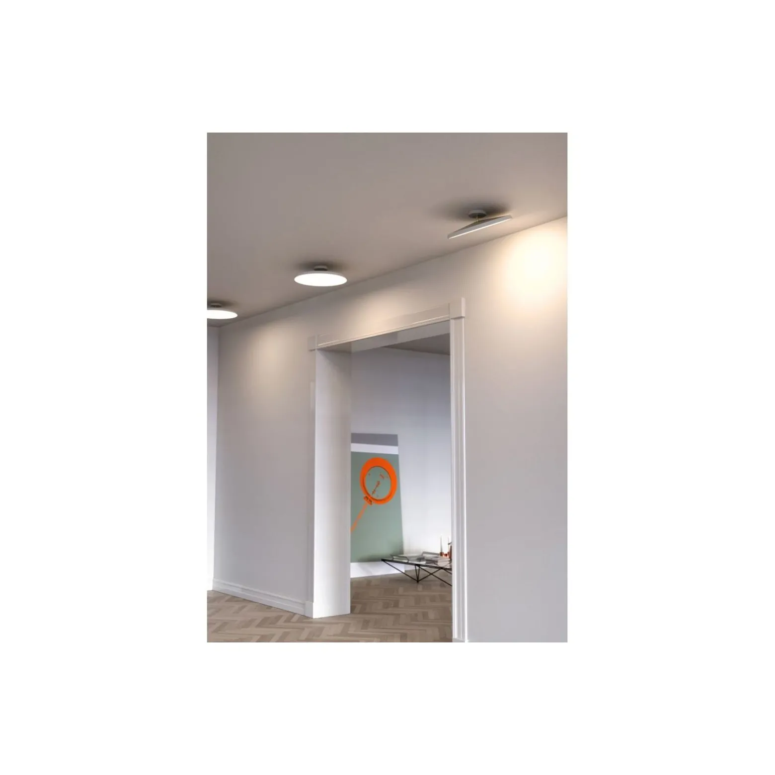 DFTP by Nordlux LED Pendellampa Kaito Metall Vit 24W 1840lm - 830 Varm Vit | Dimbar