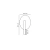 DFTP by Nordlux LED Vägglampa Furiko Metall Silver | Passande för G9