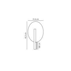 DFTP by Nordlux LED Vägglampa Furiko Metall Silver | Passande för G9