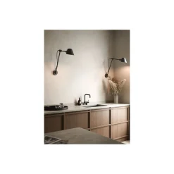 DFTP by Nordlux LED Vägglampa Stay Aluminium Svart | Passande för E27