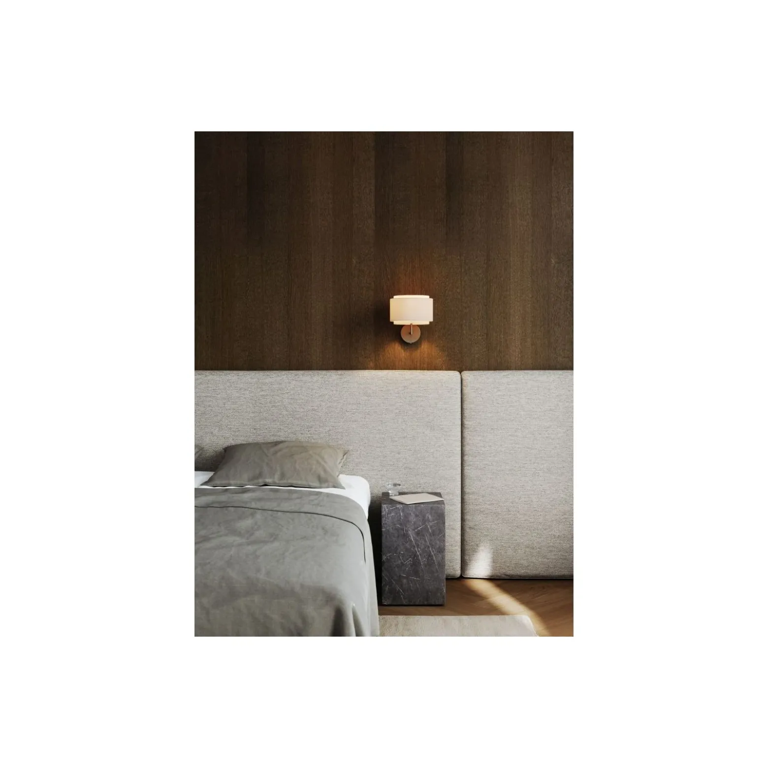 DFTP by Nordlux LED Vägglampa Takai Rostfritt Stål Beige | Passande för E27