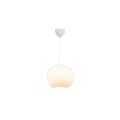DFTP by Nordlux Navone 30 Pendellampa Glas och Metall Vit | Passande för E27