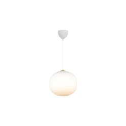 DFTP by Nordlux Navone 30 Pendellampa Glas och Metall Vit | Passande för E27