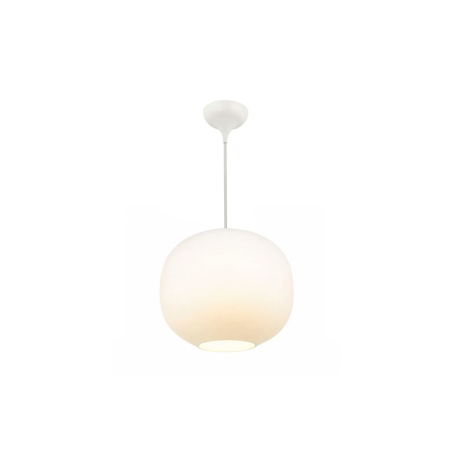 DFTP by Nordlux Navone 20 Pendellampa Glas och Metall Vit | Passande för E27