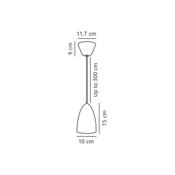 DFTP by Nordlux Nexus 2 Pendellampa Metall Vit | Passande för GU10