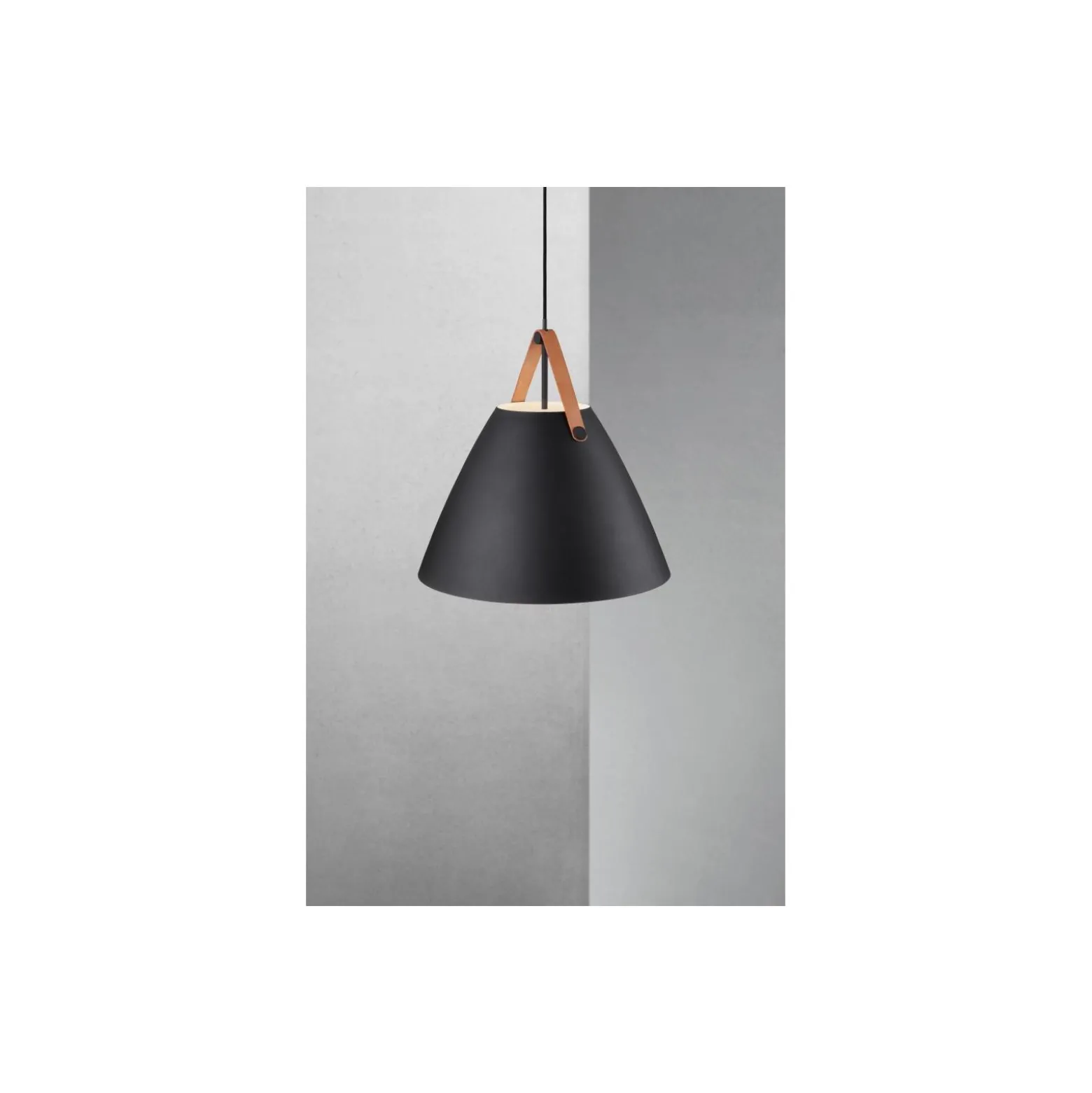 DFTP by Nordlux Pendellampa Strap 48 Svart - Metall | E27 Max 40W