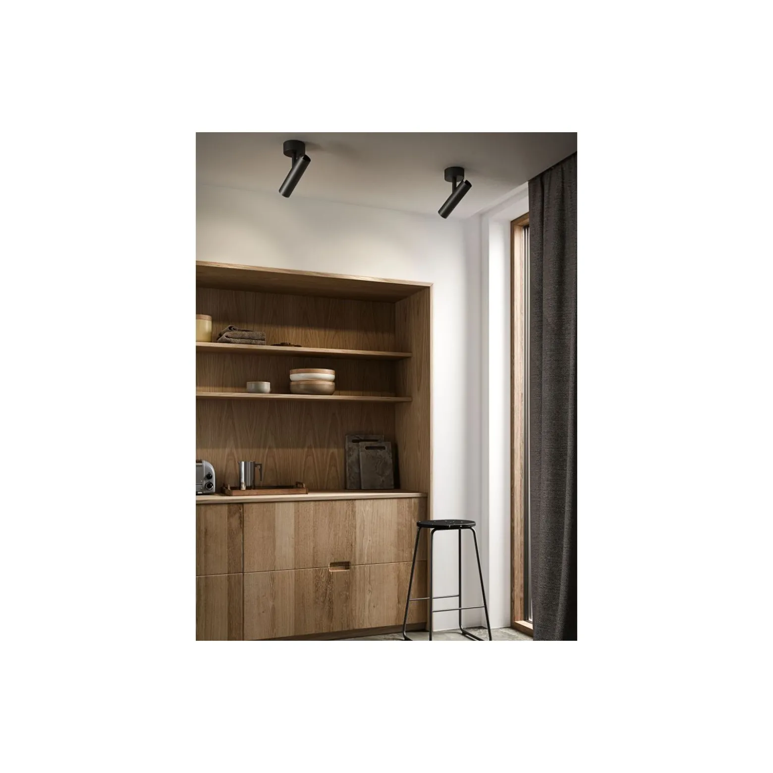 DFTP by Nordlux Plafondlamp MIB 6 Zwart - Metaal | GU10 Max 8W