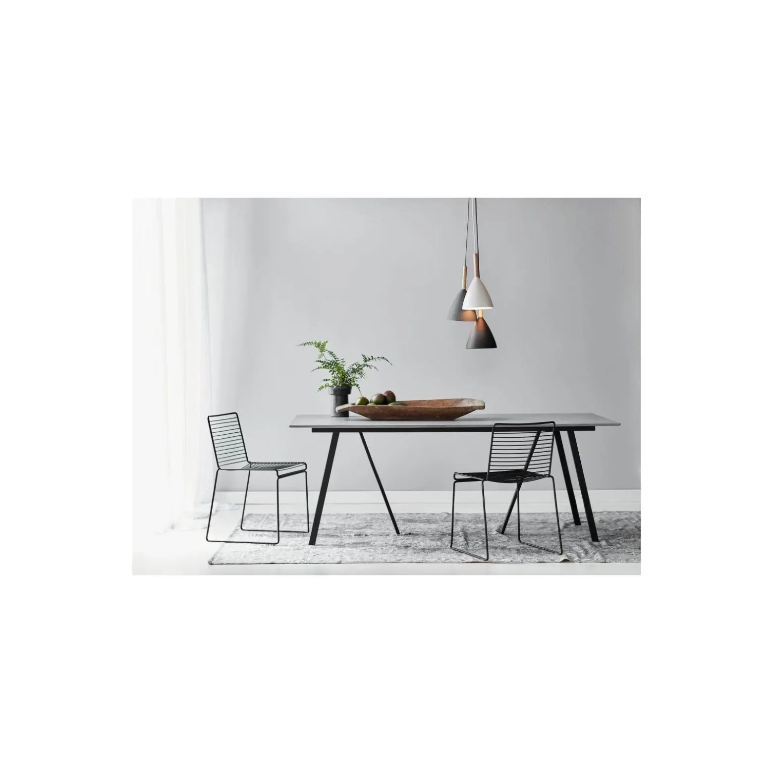 DFTP by Nordlux Pure 20 Pendellampa Metall och Trä Grå | Passande för E27