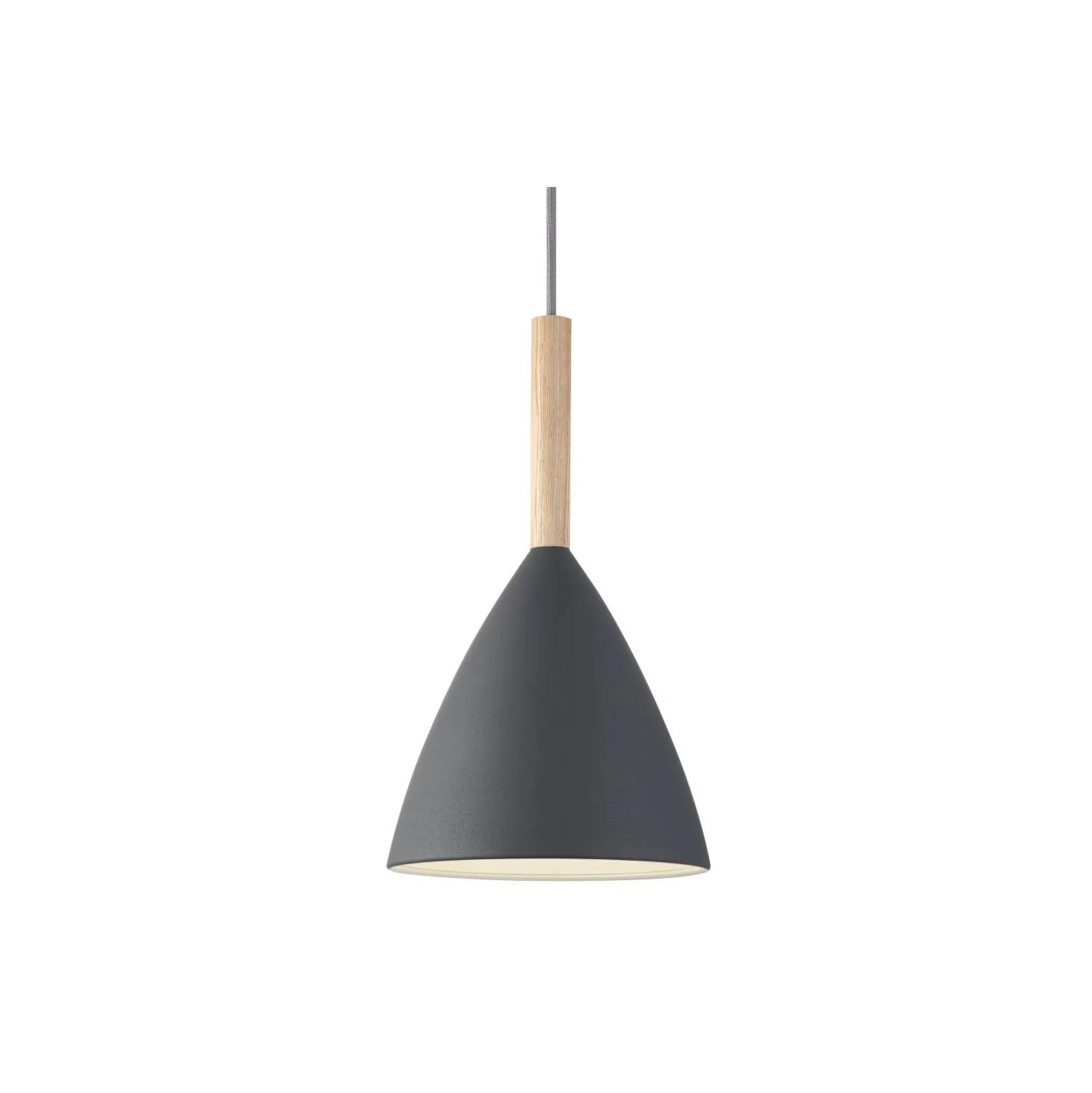 DFTP by Nordlux Pure 20 Pendellampa Metall och Trä Grå | Passande för E27