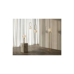 DFTP by Nordlux Shapes Golvlampa Glas och Metall Mässing | Passande för E27
