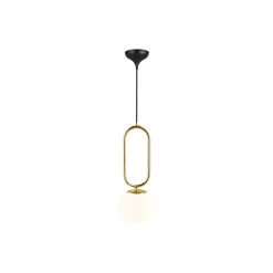 DFTP by Nordlux Shapes 27 Pendellampa Glas och Metall Mässing | Passande för E27