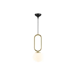DFTP by Nordlux Shapes 27 Pendellampa Glas och Metall Mässing | Passande för E27