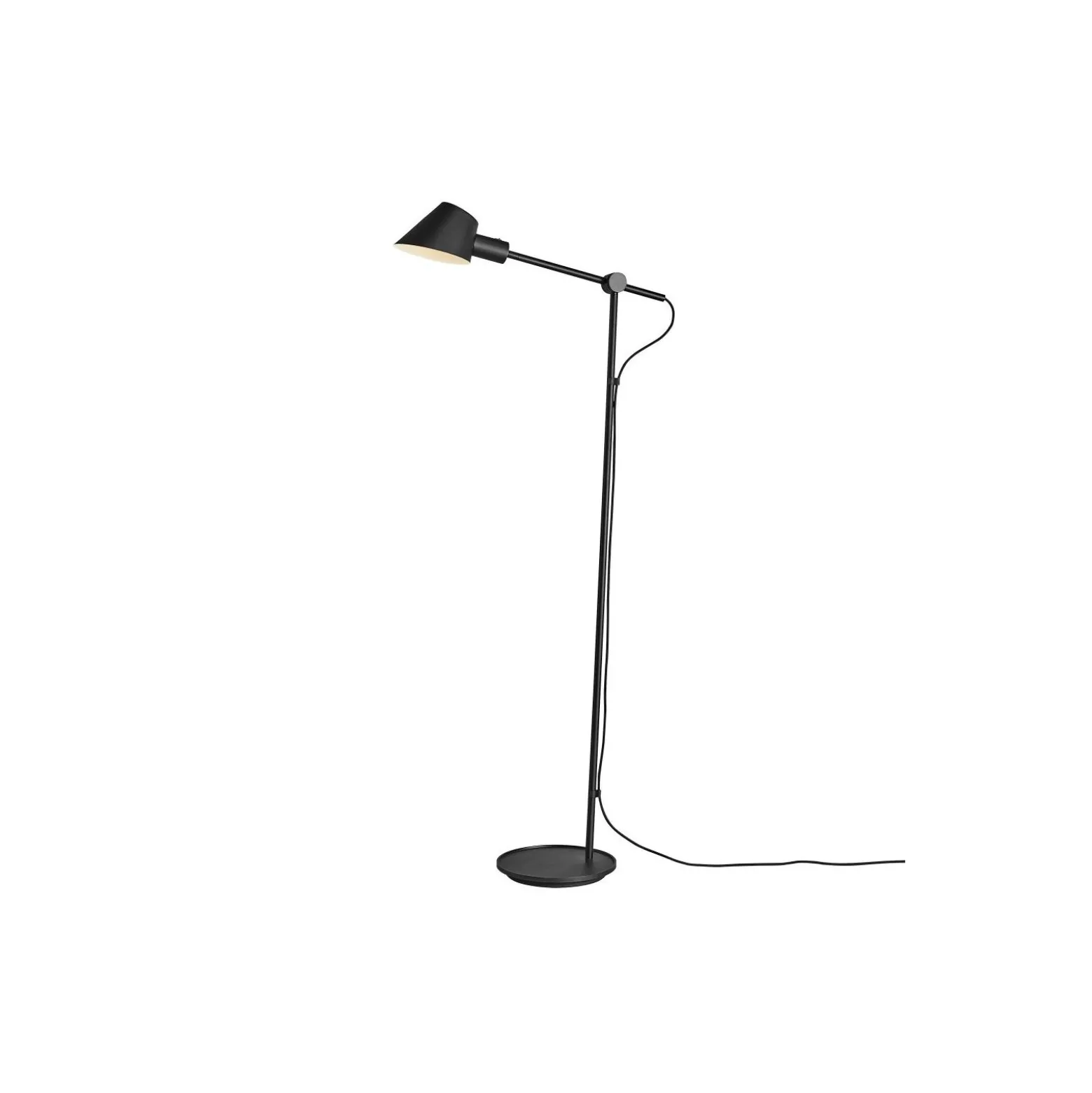 DFTP by Nordlux Stay Golvlampa Aluminium Svart | Passande för E27