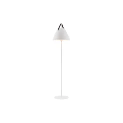 DFTP by Nordlux Strap Golvlampa Metall och Leather Vit | Passande för E27