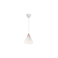 DFTP by Nordlux Strap 27 Pendellampa Glas och Metall Vit | Passande för E27