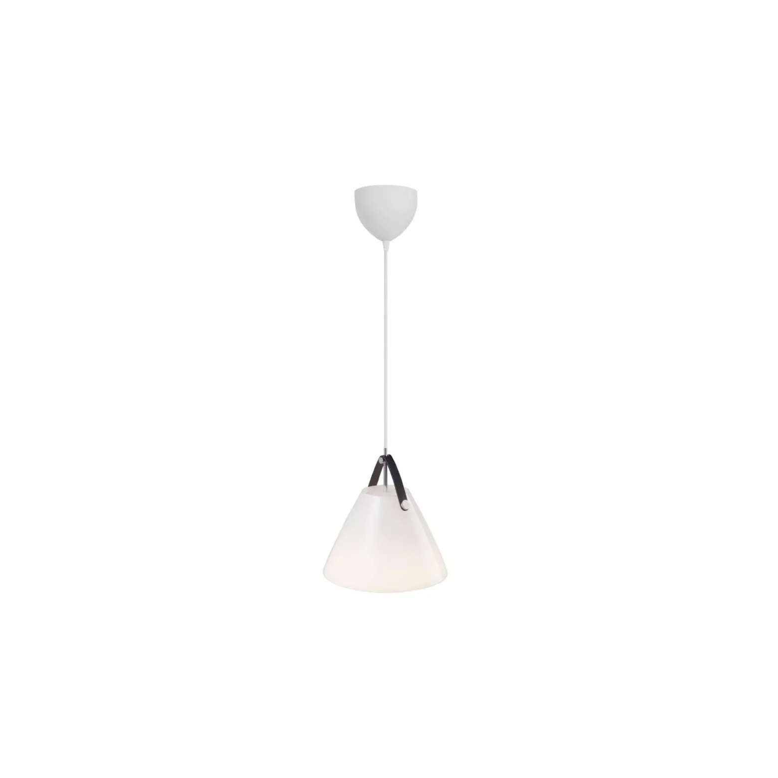 DFTP by Nordlux Strap 27 Pendellampa Glas och Metall Vit | Passande för E27