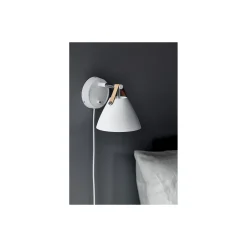 DFTP by Nordlux Strap 15 Vägglampa Metall och Leather Vit | Passande för GU10