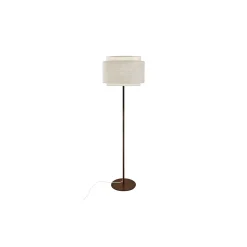 DFTP by Nordlux Takai Golvlampa Metall och Textil Beige | Passande för E27