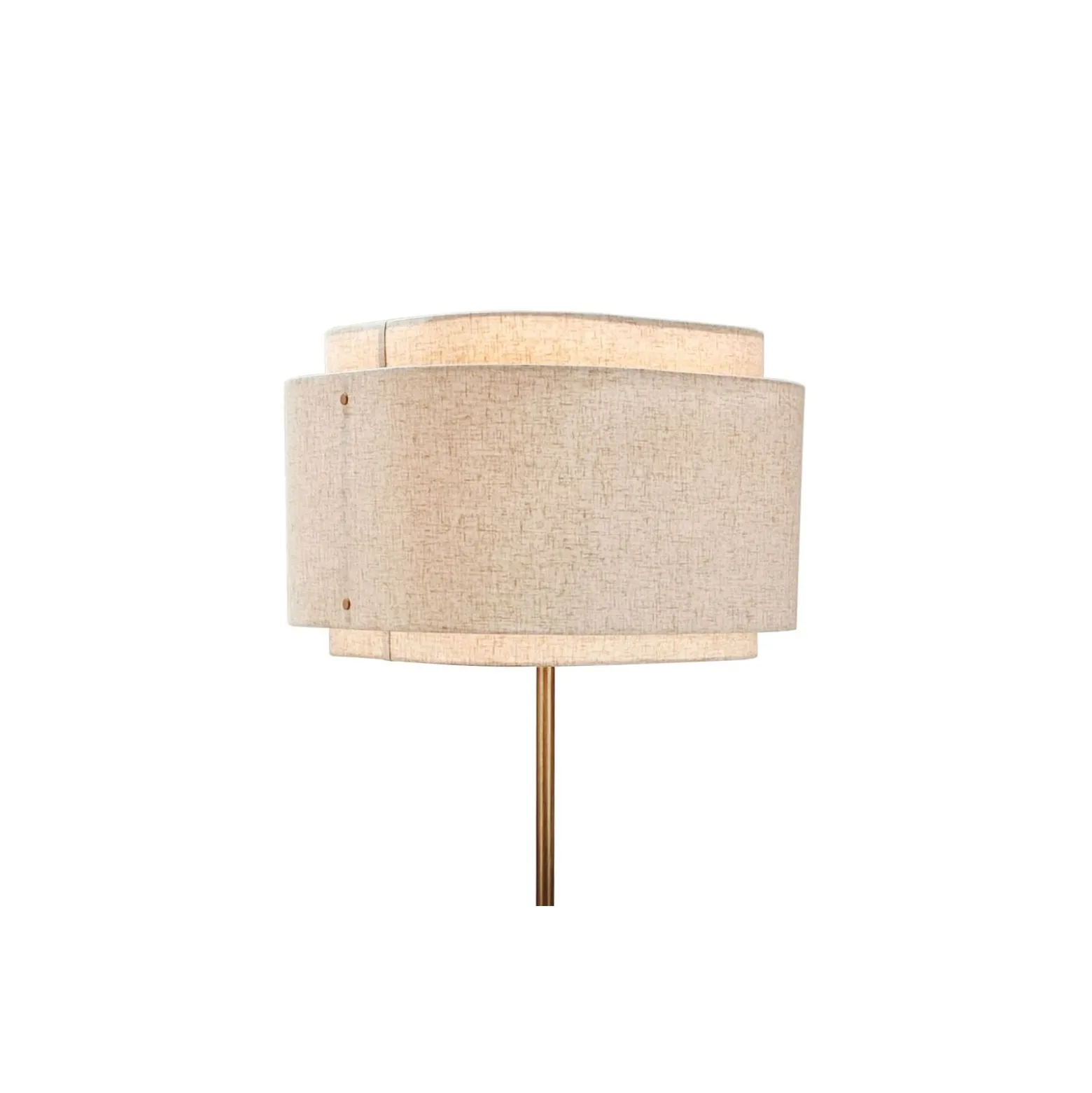 DFTP by Nordlux Takai Golvlampa Metall och Textil Beige | Passande för E27
