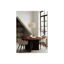 DFTP by Nordlux Takai Pendellampa Rostfritt Stål och Textil Beige | Passande för E27
