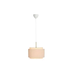 DFTP by Nordlux Takai Pendellampa Rostfritt Stål och Textil Beige | Passande för E27