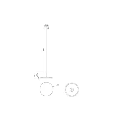 D'Lite Pendellampa Uxem Matt Svart 23W 1800lm - 827 Extra Varm Vit | 3-Stegs Dimbar
