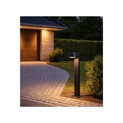 D'Lite Piedestallampa Lira Svart 7W 600lm 830 Varm Vit | IP54